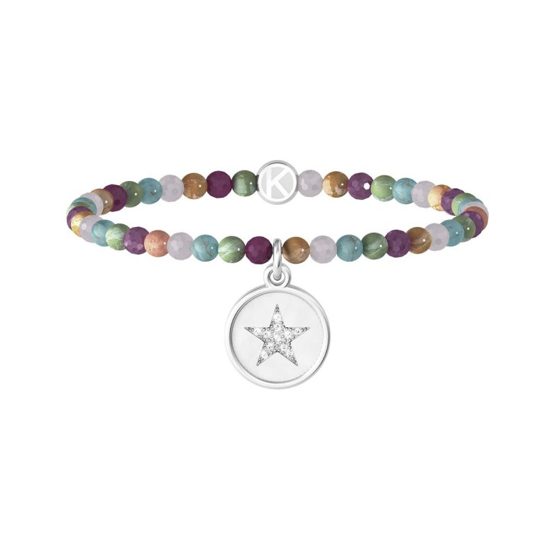 Kidult - Bracciale Pietre Multicolor - Acciaio 316L - Cristallo