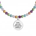Kidult - Bracciale Pietre Multicolor - Acciaio 316L - Cristallo