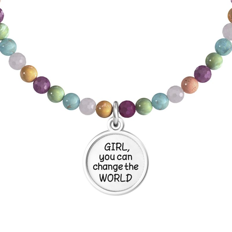 Kidult - Bracciale Pietre Multicolor - Acciaio 316L - Cristallo