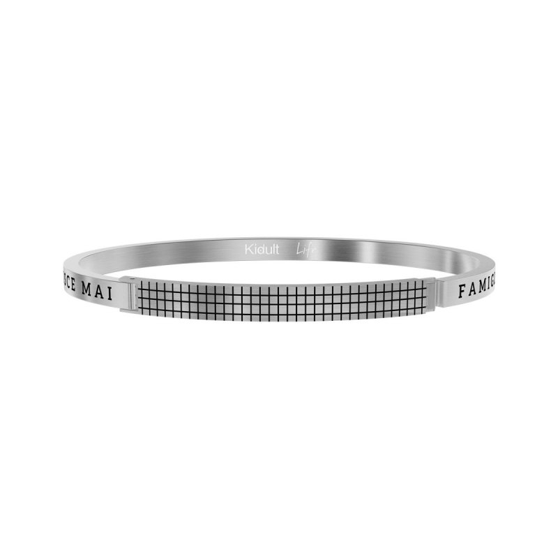 Kidult - Bangle In Acciaio 316L - Ovale Satinato