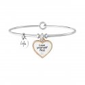 Kidult - Bracciale In Acciaio 316L - Pvd Rosé - Cristallo