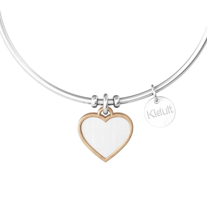 Kidult - Bracciale In Acciaio 316L - Pvd Rosé - Cristallo