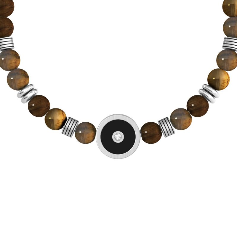 Kidult - Bracciale Occhio Di Tigre - Acciaio 316L - Super Papà