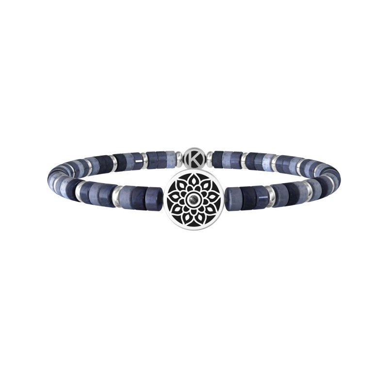 Kidult - Bracciale Sodalite - Acciaio 316L - Mandala