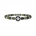 Kidult - Bracciale Diaspro E Acciaio 316L - Elegante - Resistente