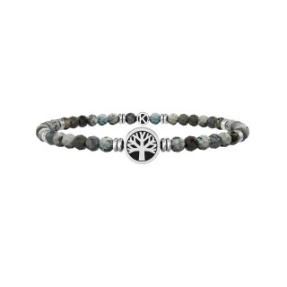 Kidult - Bracciale In Acciaio 316L - Pvd Nero - Agata