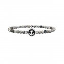 Kidult - Bracciale In Acciaio 316L - Pvd Nero - Agata