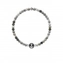 Kidult - Bracciale In Acciaio 316L - Pvd Nero - Agata