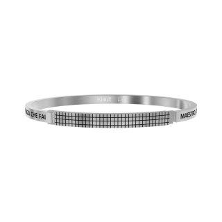 Kidult - Bangle In Acciaio 316L - Ovale Satinato