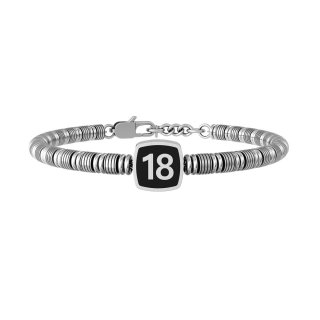 Kidult - Bracciale In Acciaio 316L - Lucido E Satinato