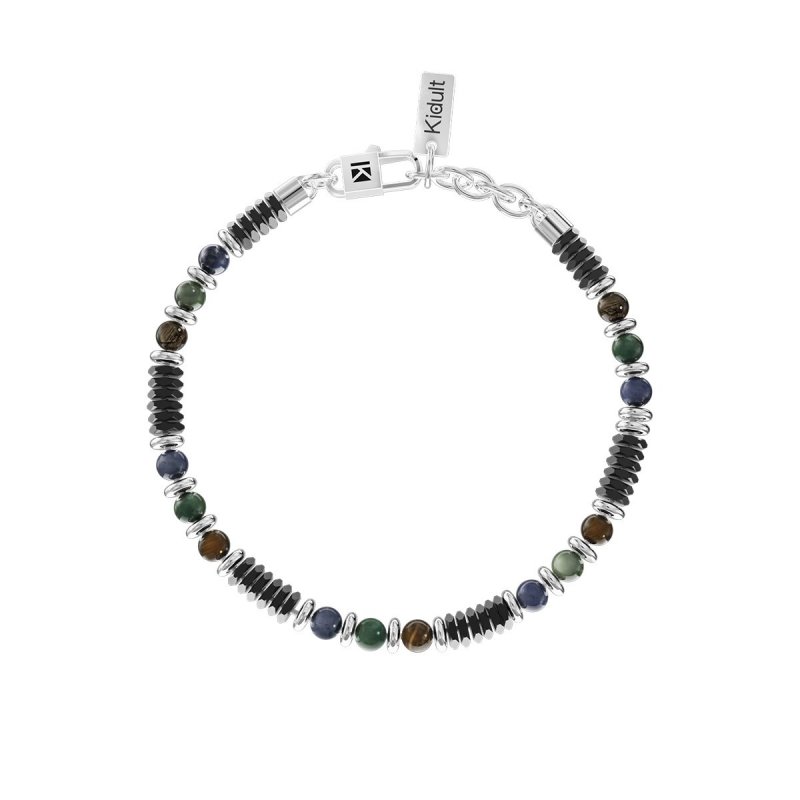 Kidult - Bracciale In Acciaio 316L - Pietre