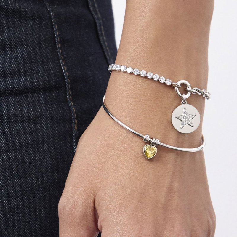 Kidult - Bracciale Bangle - Acciaio 316L - Circonferenza 19 Cm
