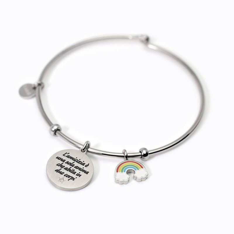 Kidult - Bracciale Bangle - Acciaio 316L - Circonferenza 19 Cm
