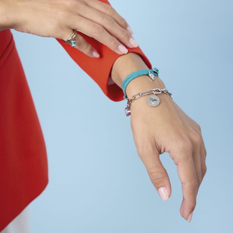 Kidult - Bracciale In Acciaio 316L - Lunghezza 18.5 Cm