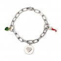 Kidult - Bracciale In Acciaio 316L - Lunghezza 18.5 Cm