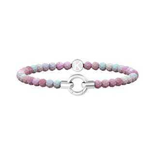 Kidult - Bracciale In Acciaio 316L - Agata Rosa