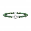 Kidult - Bracciale In Acciaio 316L - Agata Verde