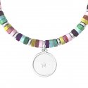 Kidult - Bracciale In Acciaio 316L - Pietre Multicolor