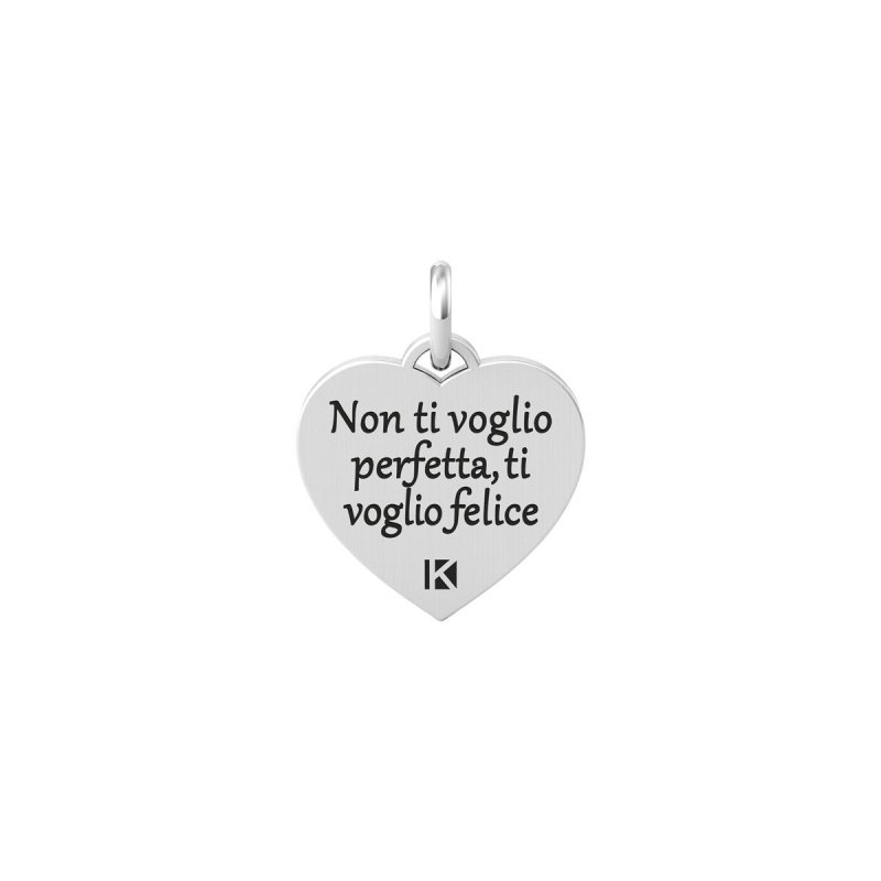 Kidult - Ciondolo In Acciaio 316L - Cristalli