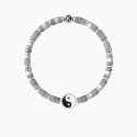 Kidult - Bracciale Yin E Yang | Panta Rei - Acciaio - Agata