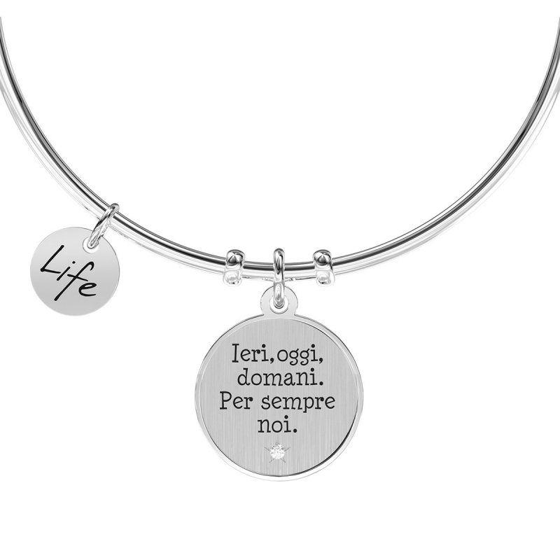 Kidult - Bracciale In Acciaio 316L - Cristalli