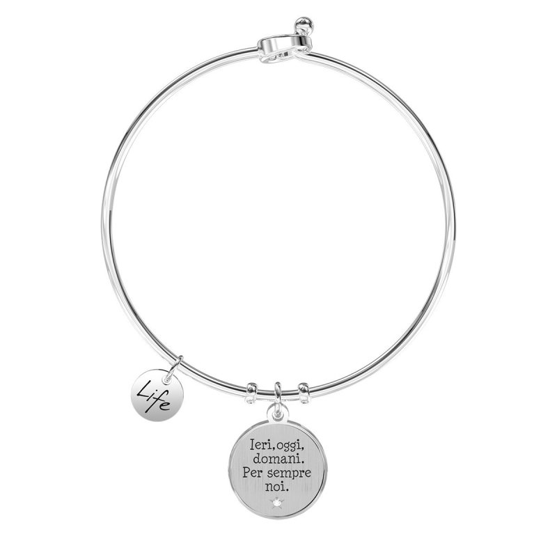 Kidult - Bracciale In Acciaio 316L - Cristalli