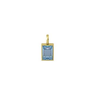Kidult - Ciondolo In Acciaio 316L - Pvd Giallo - Zirconi