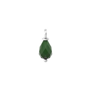 Kidult - Ciondolo In Acciaio 316L - Agata Verde