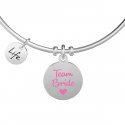Kidult - Bracciale Bangle - Acciaio 316L - Cristallo