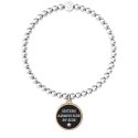 Kidult - Bracciale In Acciaio 316L - Pvd Nero - Cristalli