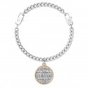 Kidult - Bracciale In Acciaio 316L - Pvd Ros - Cristalli