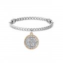 Kidult - Bracciale In Acciaio 316L - Pvd Ros - Cristalli