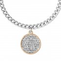 Kidult - Bracciale In Acciaio 316L - Pvd Ros - Cristalli