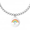 Kidult - Bracciale Elastico - Acciaio 316L - Arcobaleno