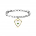 Kidult - Bracciale In Acciaio 316L - Misura Regolabile - Smeraldo