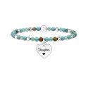 Kidult - Bracciale In Acciaio 316L - Agata Striata