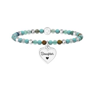 Kidult - Bracciale In Acciaio 316L - Agata Striata