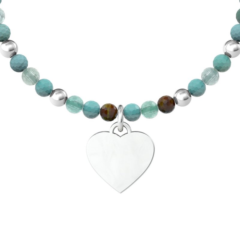Kidult - Bracciale In Acciaio 316L - Agata Striata