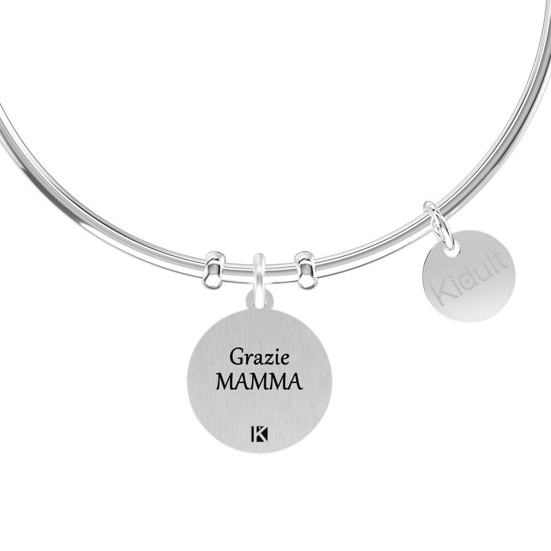 Kidult - Bracciale Bangle In Acciaio 316L - Lucido E Satinato