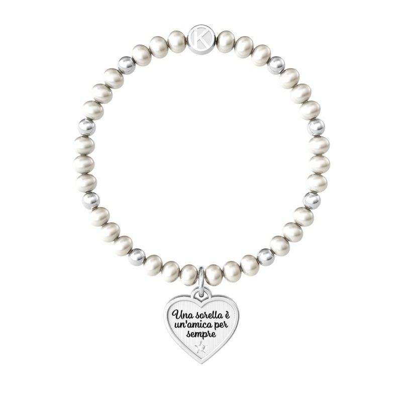 Kidult - Bracciale Con Perle Coltivate - Acciaio 316L