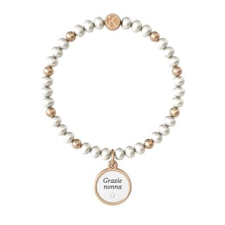 Kidult - Bracciale Perle Colt - Acciaio 316L - Pvd Rosé