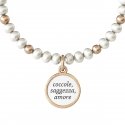 Kidult - Bracciale Perle Colt - Acciaio 316L - Pvd Rosé