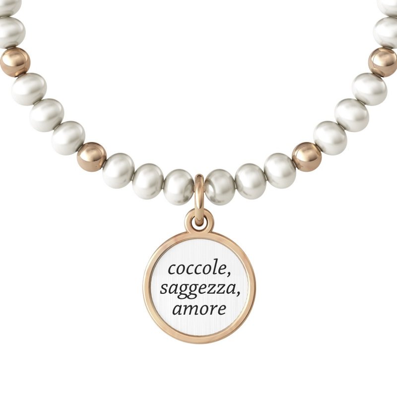 Kidult - Bracciale Perle Colt - Acciaio 316L - Pvd Rosé