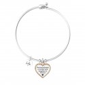 Kidult - Bracciale In Acciaio 316L - Pvd Rosé - Cristallo