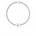 Kidult - Bracciale In Acciaio 316L - Cristalli Bianchi