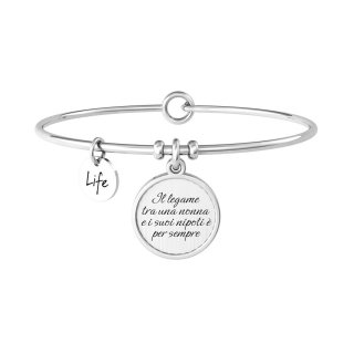 Kidult - Bracciale Bangle - Acciaio 316L - Cristallo