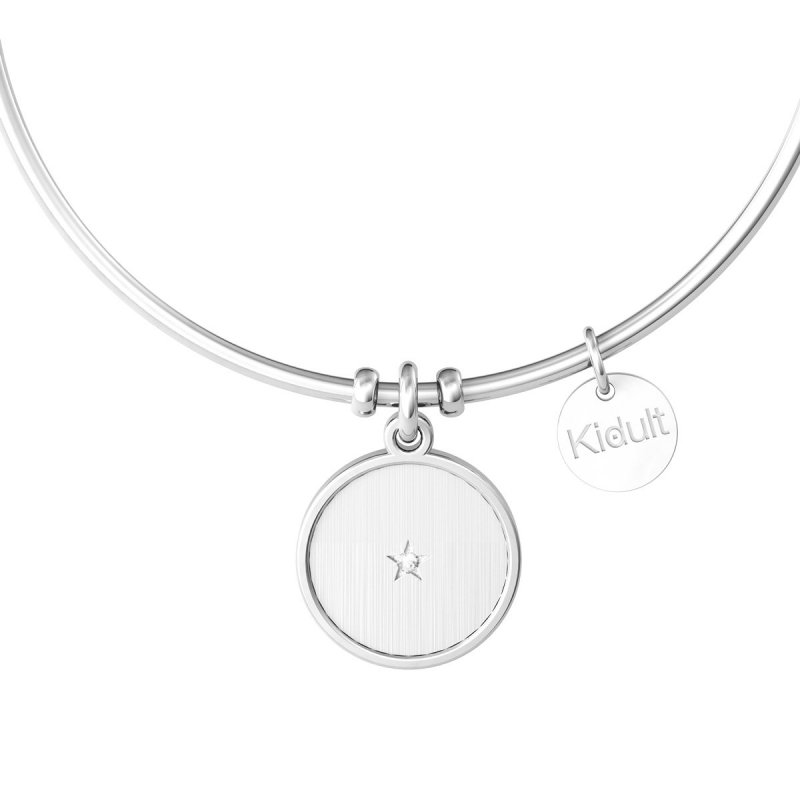 Kidult - Bracciale Bangle - Acciaio 316L - Cristallo