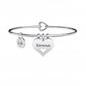 Kidult - Bracciale Bangle - Acciaio 316L - Ciondolo Cuore