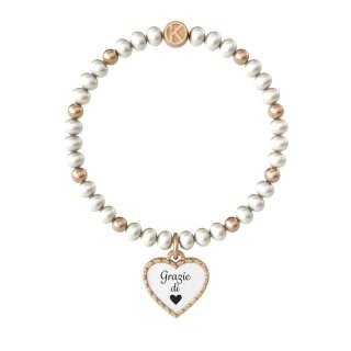 Kidult - Bracciale Con Perle Coltivate - Acciaio 316L