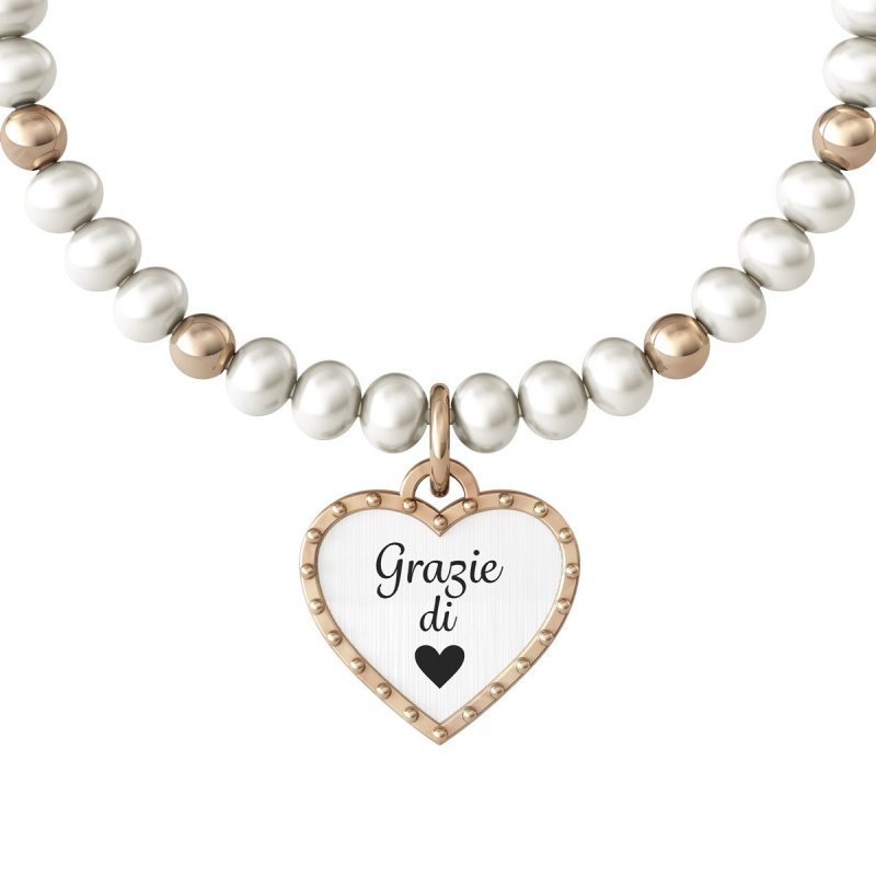 Kidult - Bracciale Con Perle Coltivate - Acciaio 316L